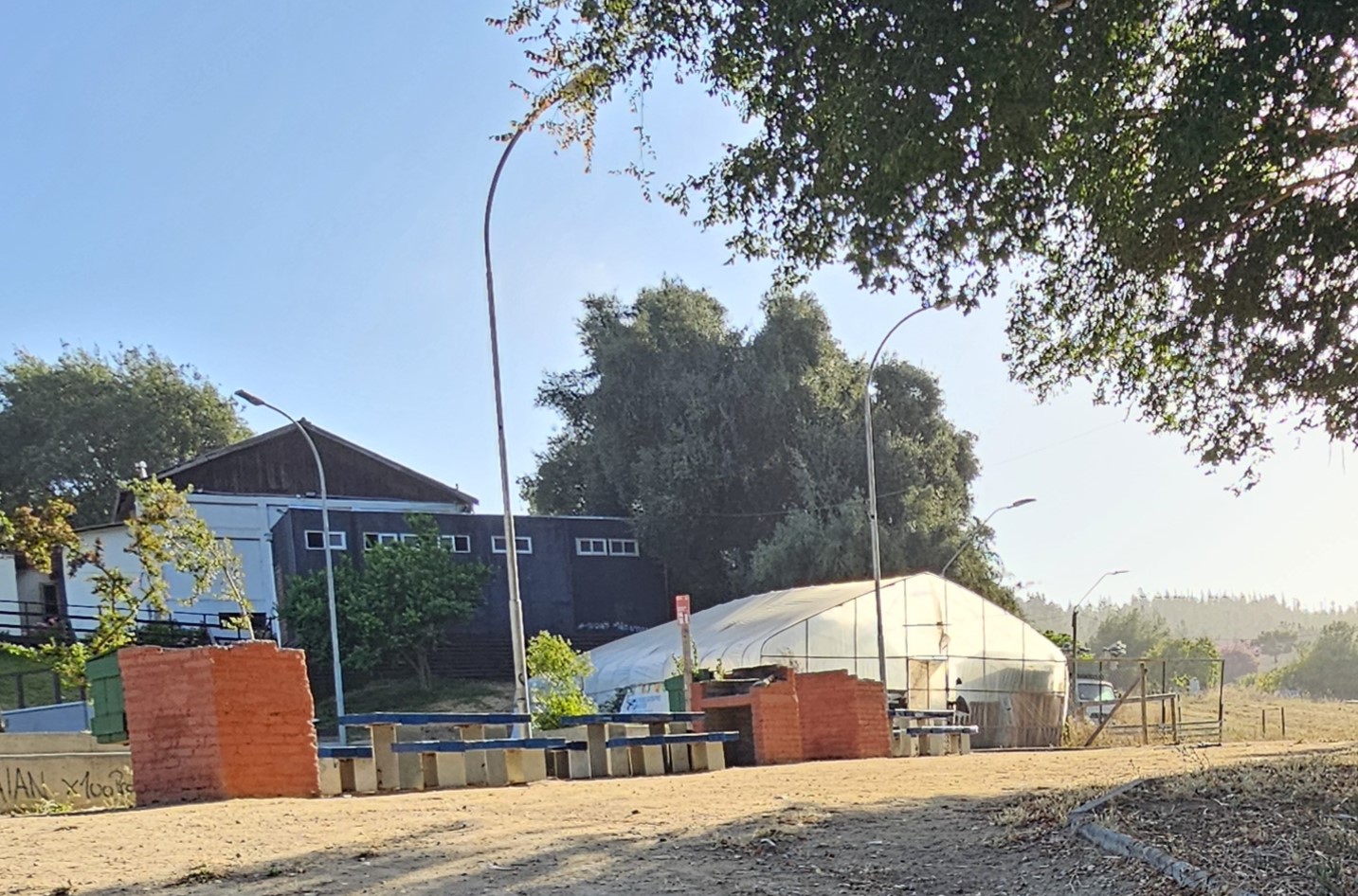 Fotografía del sector de Picnic desde un ángulo inferior